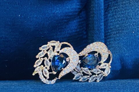 Blue Sapphire Studs